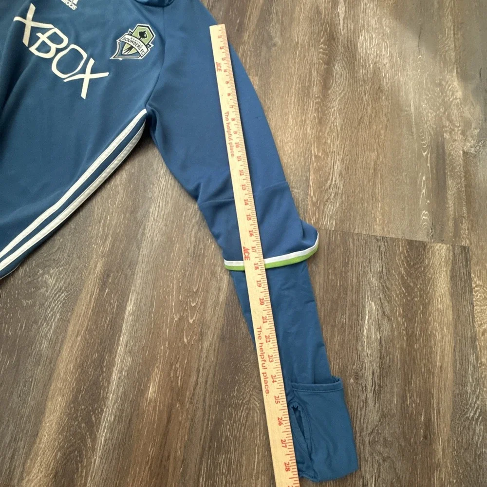 Adidas Seattle Sounders XBOX Home Long Sleeve Soccer Jersey Size L Goalie Kit